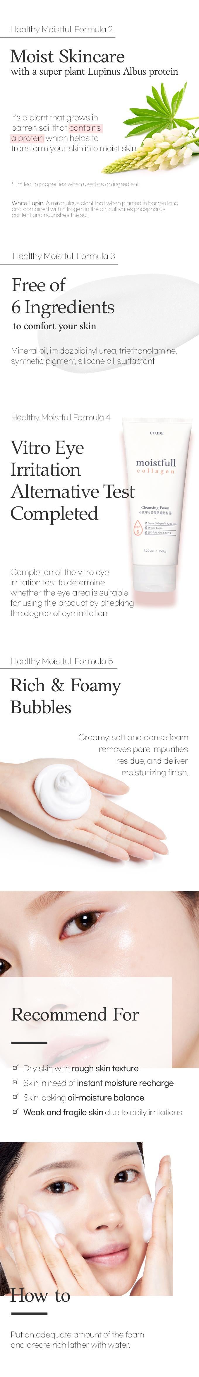 [EtudeHouse] Moistfull Collagen Cleansing Foam 150ml